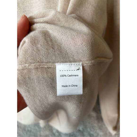 NWT La Ligne featherweight cashmere henley sweater, $275 Sm F21 - Picture 5 of 7